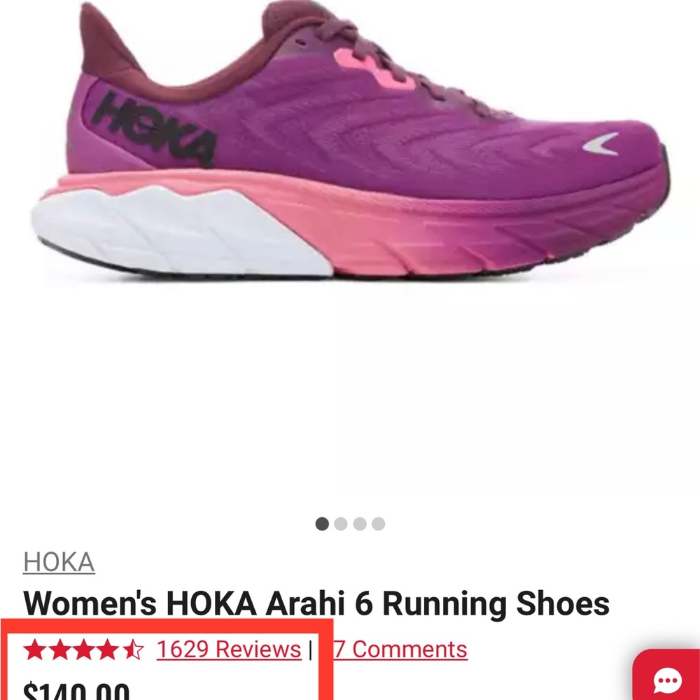 🛑SOLD🛑   Hoka One One running shoes Arahi 6 women size 10 b - Picture 2 of 12
